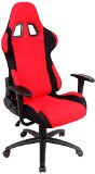 EZ Lounge Racing Car Seat Office Jeep Gaming Chair RedBlack