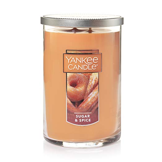 Yankee Candle Large 2-Wick Tumbler Candle, Sugar & Spice