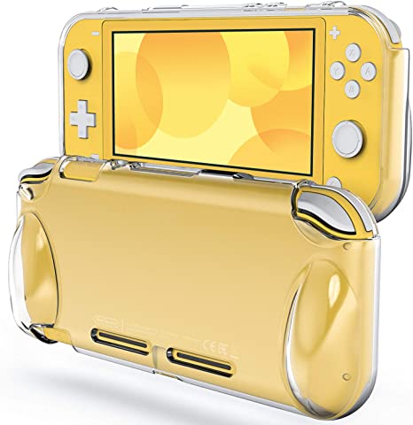 JETech Protective Case for Nintendo Switch Lite 2019, Grip Cover with Shock-Absorption and Anti-Scratch Design (HD Clear)