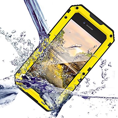 Waterproof Case，HUAAKE Heavy Duty Rugged Armor Case with Super Sealability Technology, Sensitive Touch Screen, Shockproof Scratch-proof Dustproof Outdoor foriPhone 6/6s plus