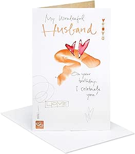 American Greetings Birthday Card for Husband (I Celebrate You)