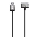 Belkin MIXIT 30-Pin ChargeSync Cable for iPhone 44S33S iPad 3G  and iPad 2 Black