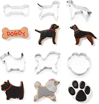 Fox Run Dog Cookie Cutter Set