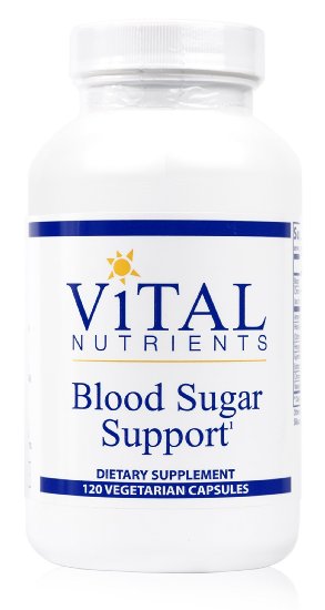 Vital Nutrients - Blood Sugar Support - Support for Normal Blood Sugar Levels in Healthy Individuals - 120 Capsules