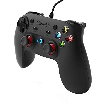 GameSir G3w Wired Gaming Controller for PC (Windows 10/8.1/8/7) / Android / PS3 / Steam Dual Shock Gamepad