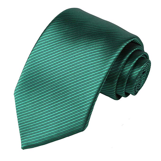 Mens Solid Tie KissTies Pure Color Necktie