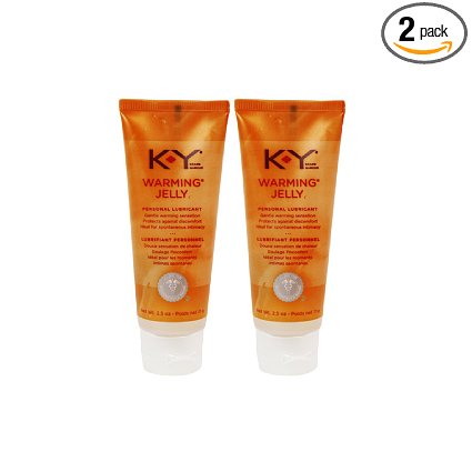 K-Y Warming Jelly Personal Lubricant, 2.5 Ounce (Pack of 2)
