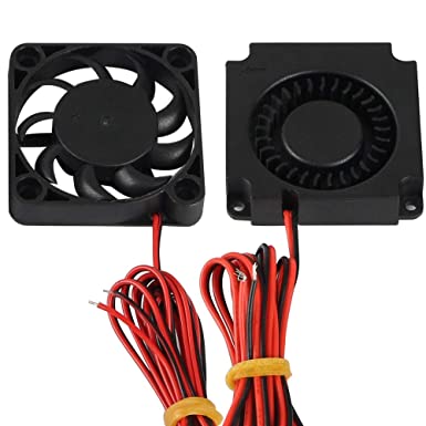 FYSETC CR10 Fan 4010 Circle Fan 40x40x10mm 12V DC Cooling Fan and 12V Blower Fan for 3D Printer Parts CR-10, CR-10S, S4, S5