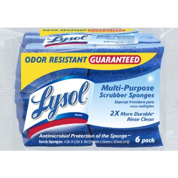 Lysol Multi-Purpose Durable Scrub Sponges 6-Pack