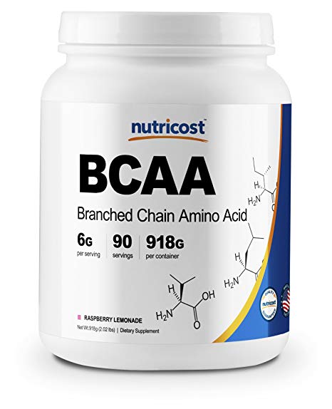 Nutricost BCAA Powder- 2:1:1 (Raspberry Lemonade) 90 Servings