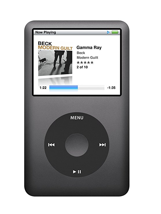 Apple iPod classic 120 GB Black 6th Generation (Discontinued by Manufacturer)