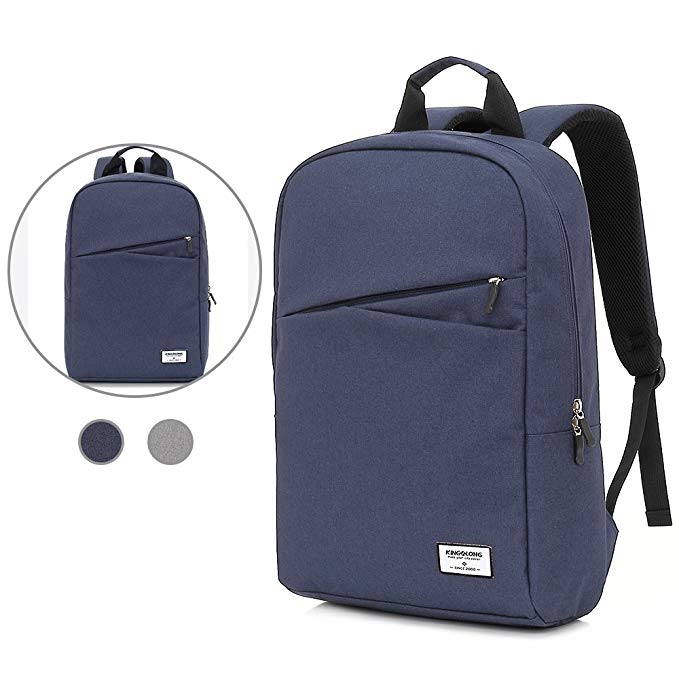 KINGSLONG Backpack for Men and Women, 15.6 Inches Laptops Waterproof Shockproof School Bag to Travel Business Work Daypack Shopping Backpack