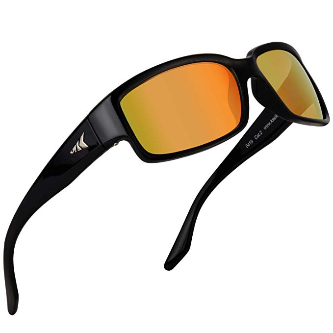 KastKing Skidaway Polarized Sport Sunglasses for Men and Women,Ideal for Driving Fishing Cycling and Running,UV Protection