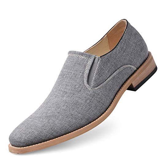 GOLAIMAN Men's Slip-On Loafers Classic Casual Canvas Business Shoes