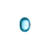 213-324 Cts of 9x7 mm AA Oval Cabachon Swiss Blue Topaz 1 pc Loose Gemstone