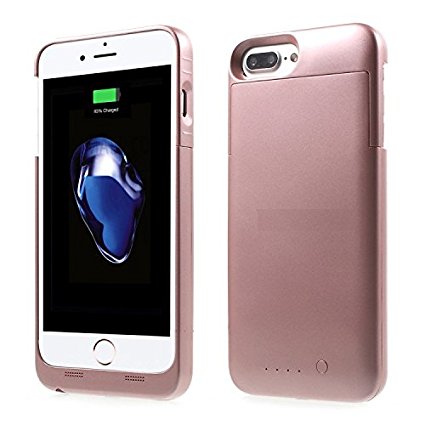 iPhone 6s/6 Plus Battery Case [Apple MFI Certified] Pantheon Premium Extended Battery Case with 4000mAh Capacity / 150% Extra Battery (Rose Gold 5.5’’)