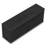 SoundBlock Wireless Bluetooth Stereo Speaker for Computers and Smartphones - Bluetooth 30 Technology with Built-in Speakerphone and 10 Hour Rechargeable Battery - Black