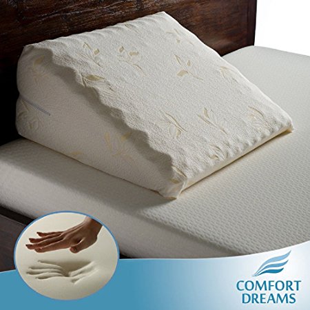 Elegant Memory Foam Bed Wedge Pillow, Adds Comfort for Back/Joint Pain. Supports Relief for Acid Reflux/Apnea. Get a Good Night's Rest in Peace with These Pillows.