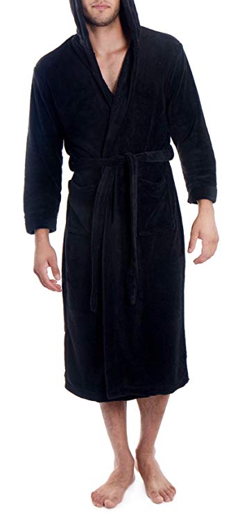 Verabella Men's & Women's Ultra-Soft Plush Bath Robes w/Hoodie