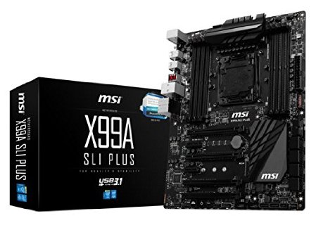 MSI Desktop Motherboard - Intel X99 Chipset - Socket R3 LGA2011-3 X99A SLI PLUS