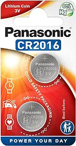 PANASONIC CR 2016 pile au lithium 3V (2-pack)