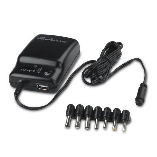 PowerLine 1,300mA Universal AC Adapter with Compatibility Tips and USB Power Port 90304 (Discontinued by Manufacturer)