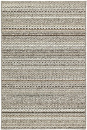 Garland Rug Carnival Area Rug, 5-Feet by 7-Feet, Random Earthtone Stripes