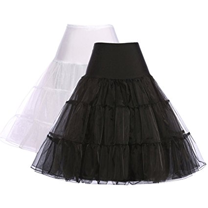 GRACE KARIN Women 50s Petticoat Skirts Tutu Crinoline Underskirt CL8922