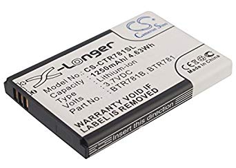 Cameron Sino 1250mAh Battery for Casio C781, GzOne Ravine 2