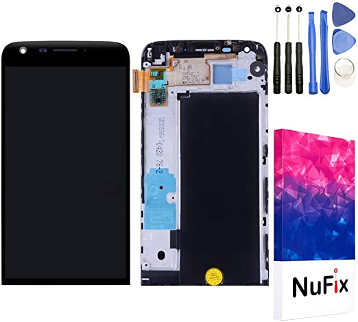 NuFix LCD Replacement for LG G5 Screen Glass LCD Display Touch Digitizer Assembly with Frame and Tools LG G5 H831 H850 H820 H840 VS987 LS992 LGH831