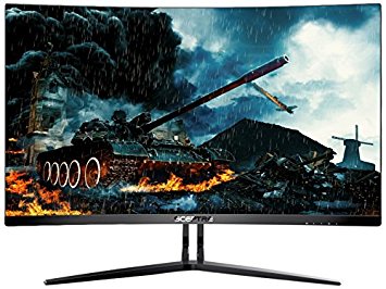 Sceptre 27 Inch Curved Gaming LED Monitor AMD FreeSync 144Hz, 1800R Curvature, DisplayPort HDMI DVI C275B-144MN (Model2017)