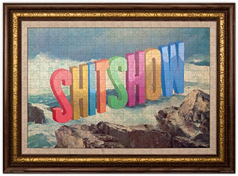 Genuine Fred Shitshow by Wayne White, 500 piece puzzle