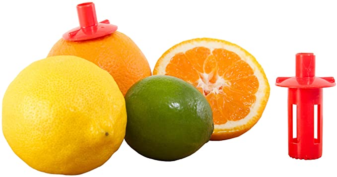 Kitchen   Home Citrus Tap – Portable Lemon Lime Juicer, Orange Citrus Spout and Jalapeño Corer – 3 Pack