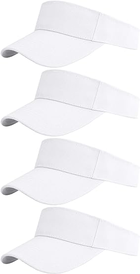 Cooraby Sports Sun Visor Hats Adjustable Sun Visor Caps for Women and Men