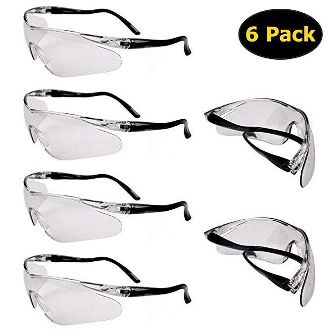 OneNext 6 PCS Kids Children Outdoor Game Protective Goggles Safety Glasses Eyewear for Nerf N-Strike Elite Shooting Game Eye Protection