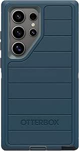 OtterBox Samsung Galaxy S24 Ultra (Only) - Defender Series Case - Manoeuvre (Blue) - Case Only - Screenless - Rugged & Durable - with Port Protection - Microbial Defense Protection