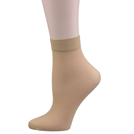 Fitu Women's 10 Pairs Pack Nylon Ankle High Tights Hosiery Socks