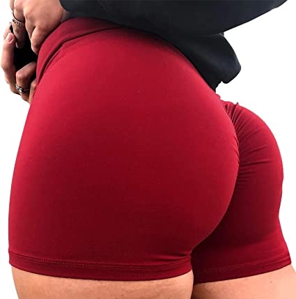 Women's High Waist Workout Gym Shorts Ruched Butt Lifting Shorts Booty Shorts Daisy Dukes Shorts Running Lounge Sexy Lingerie