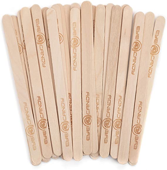 Eye Candy 1000 pcs Multipurpose DIY Arts and Craft Mixing Sticks | Woodworking, Epoxy, Resin, Popsicle Sticks | Natural Birch Wood, 5.5 inches, Top Grade