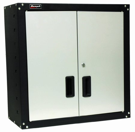 Homak GS00727021 2 Door Wall Cabinet with 2-Shelves, Steel