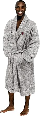 Northwest NCAA Men's One Size Fits Most Soft Sherpa Lounge Bathrobe