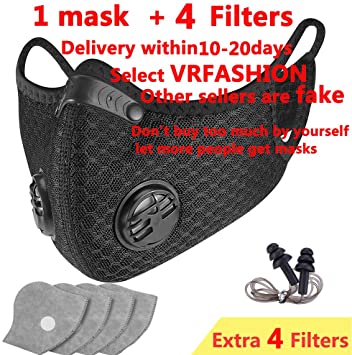 Carbon Filters Activated Carbon Mask Filter for Outdoor Activity Mowing Woodworking Running