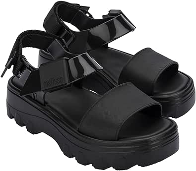 Melissa Kick Off Platform Sandals for Women - Super Soft and Flexible Vegan Chunky Platform Sandal with Adjustable Straps and Open Toe Design