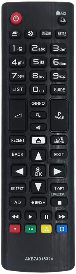 MYHGRC Replacement LG remote control AKB74915324 for LG Smart TV Remote Control LED LCD Plasma 3D - No Setup Required LG TV Remote