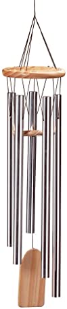 Gifts & Decor Aluminum Natural Pine Resonant Wind Chime