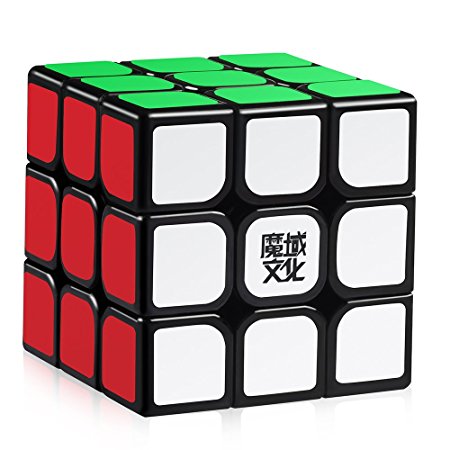 D-FantiX Moyu Aolong V2 Speed Cube 3x3 Enhanced Edition Smooth Magic Cube Black