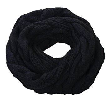 NEOSAN Womens Thick Ribbed Knit Winter Infinity Circle Loop Scarf