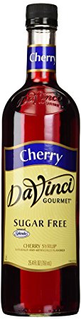Da Vinci SUGAR FREE Cherry Syrup with Splenda, 750 ml