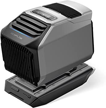 EF ECOFLOW Wave 2 Portable Air Conditioner with Add-on Battery, Air Conditioning Unit with Heat, Air Portable AC for Outdoor Tent Camping/RVs or Home Use