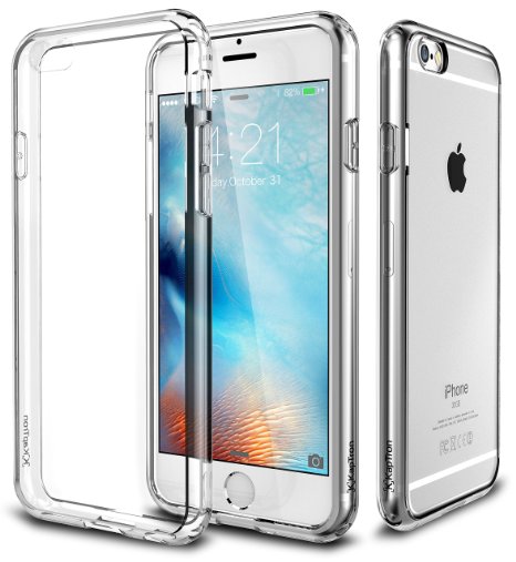 iPhone 6S Case, Kaptron (TM) Slim fit Premium Clear Case, Hard Back Panel PC TPU bumper case for iPhone 6S / iPhone 6(4.7")